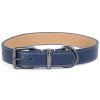 80585 80588 faux leather collar blue