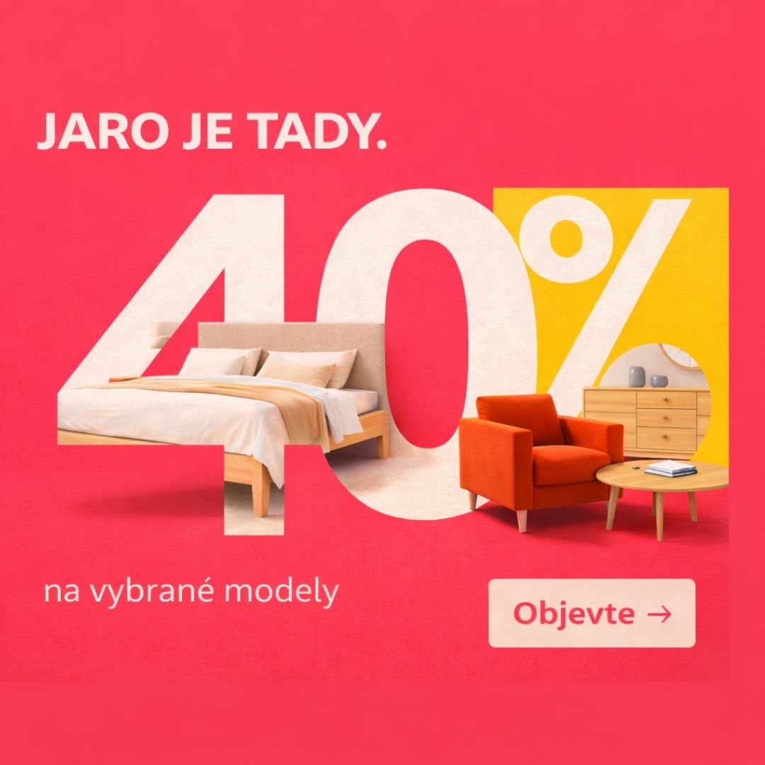 zimní vyprodej nábytku