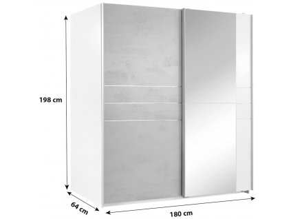 szafa 150 biala
