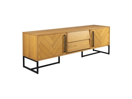 TV stolek lowboard 180×60 cm v dekoru dubu SOREL1