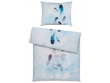 Povlečení z flanelu, barva bílá, 140x200 cm