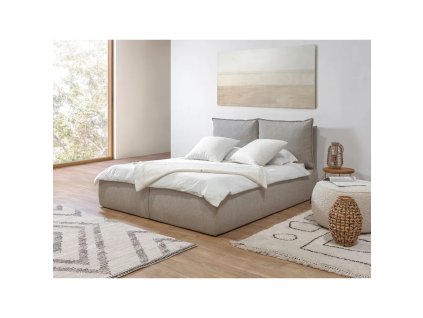 čalouněná postel Astoria Beige 180×200 s úložným prostorem2
