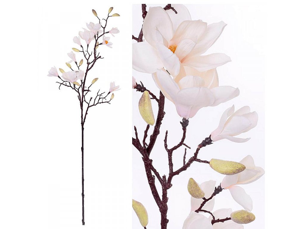 magnolia biela konár 1,6m - dekorácia