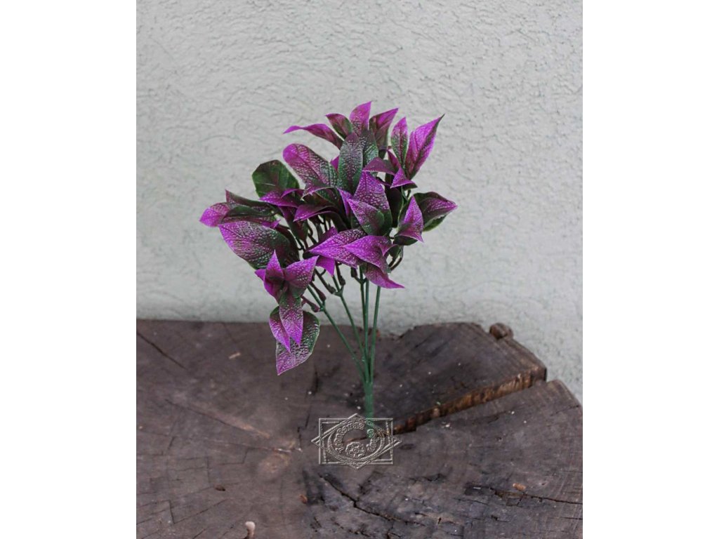 Listy fialové, šalvia 30cm - dekorácia