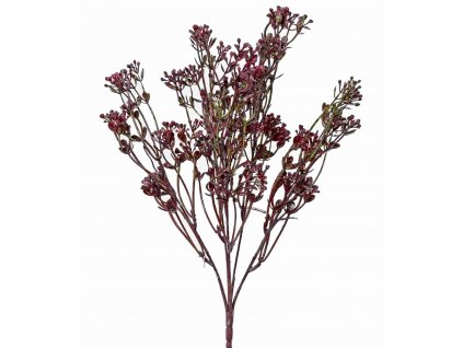 Tráva s bobuľami fialová 40cm - dekorácia