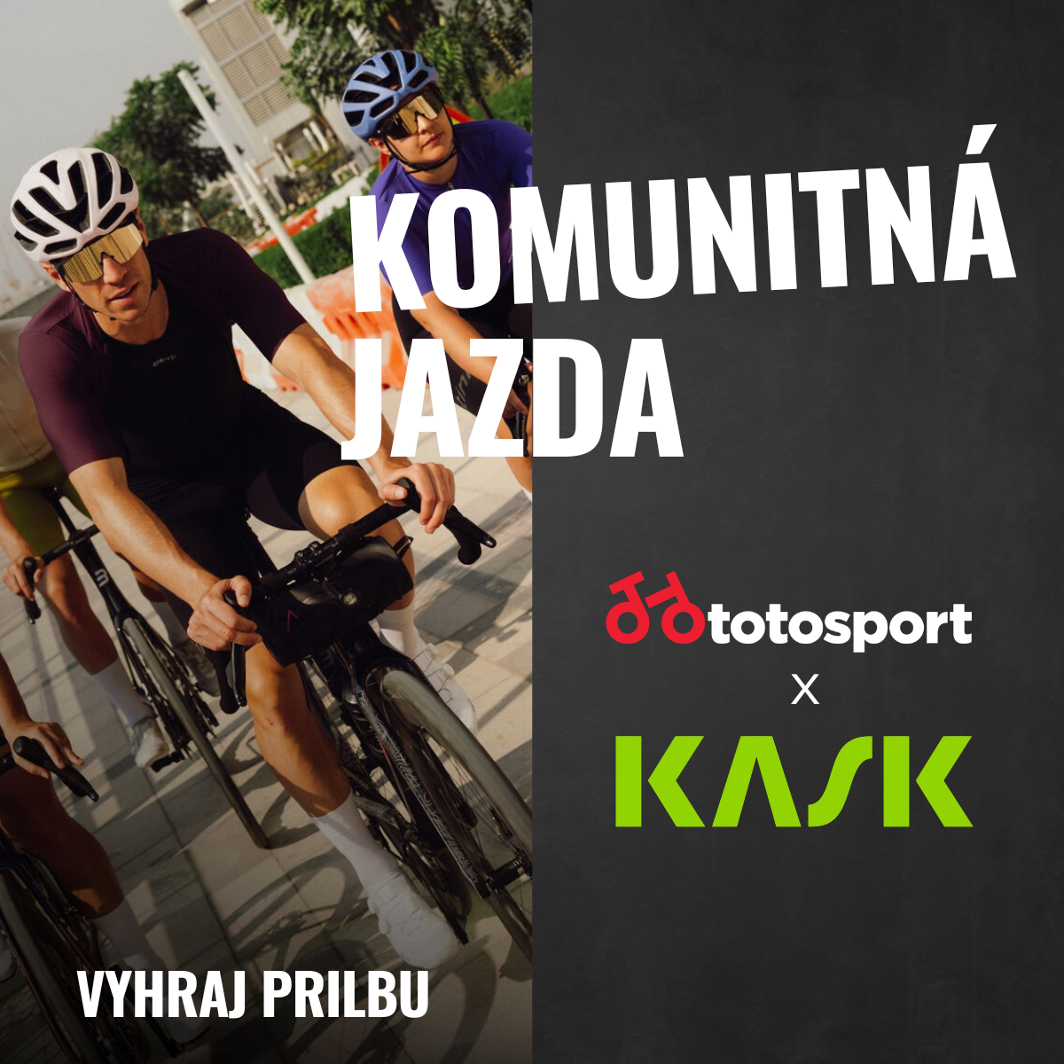 Komunitná jazda KASK x Totosport 19.7.2026