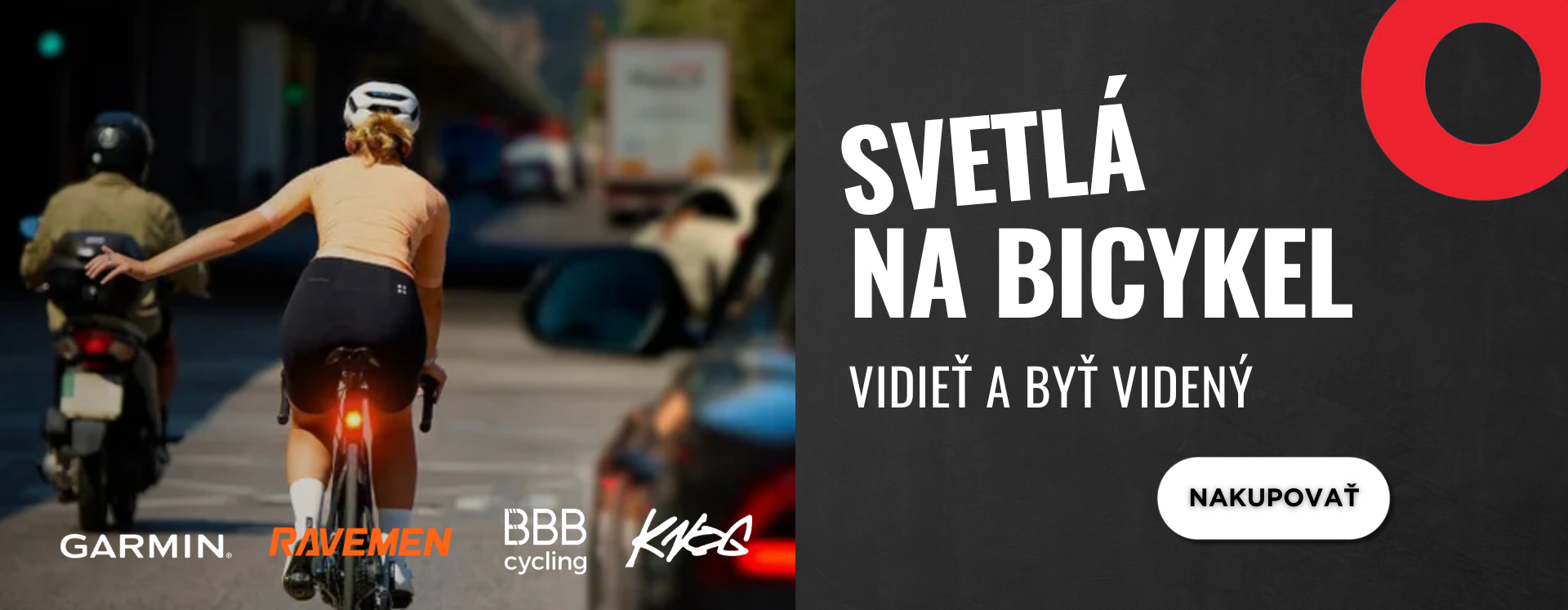 Svetlá na bicykel