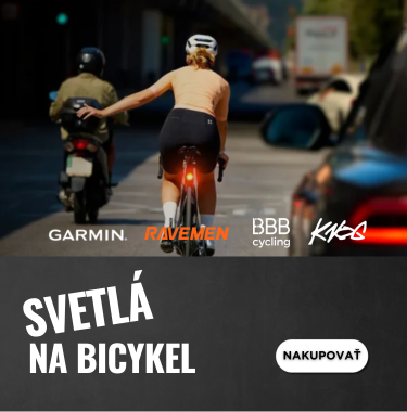 Svetlá na bicykeli-mob