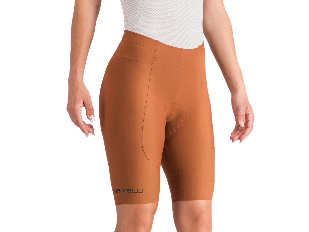 Castelli Espresso W short, Mocha  Dámske krátke nohavice bez trakov