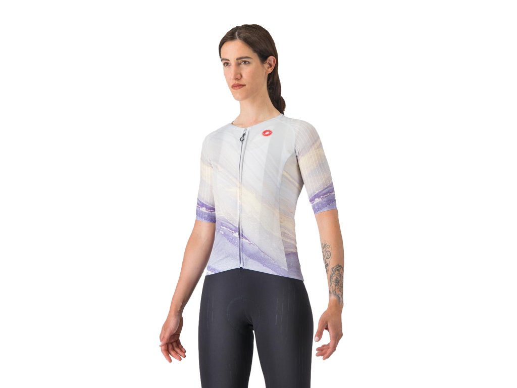 100747 castelli aero pro 8s w jersey multicolor purple