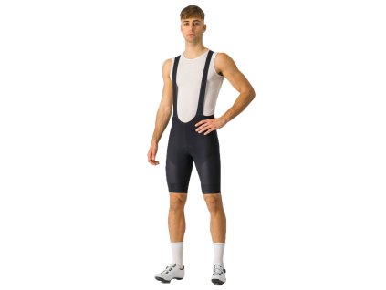 Castelli Superleggera bibshort, Black  Závodne ladené, extra ľahké cyklo kraťasy s trakmi