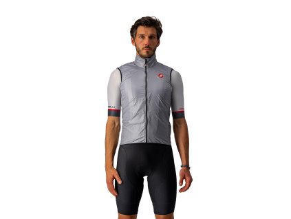 Castelli Aria Vest - Strieborno šedá (Veľkosť XXL)