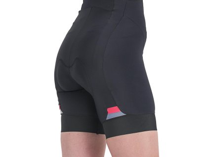 Castelli Prima W bibshort - Čierna/ibišteková (Veľkosť XS)