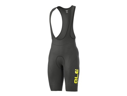 L02045019 1 WINTER BIBSHORTS nero giallofluo P4557