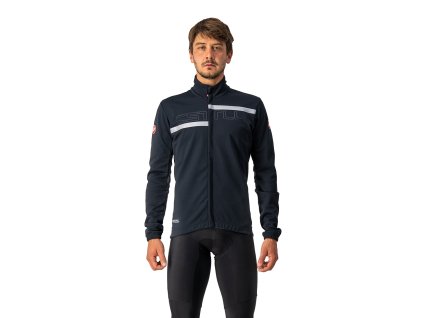 Castelli Transition 2 (Farba CST-Transition-2-Jacket-Silver-Gray/Dark-Gray-Red-Reflex-870, Veľkosť XXL)