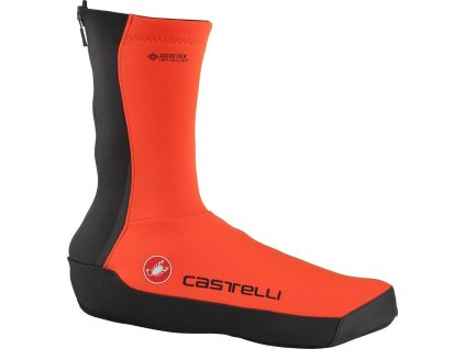 Castelli Intenso Unlimited shoecover - Červeno oranžová (Veľkosť 47 - 48)