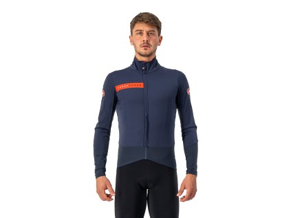 Castelli Beta RoS Jacket (Farba CST-Beta-Ros-Jacket-Silver-Gray/Dark-Gray-Red-870, Veľkosť XXL)