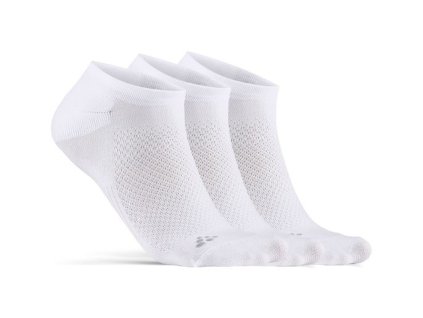 Craft CORE Dry Footies 3-pack - Biela (Veľkosť 46 - 48)