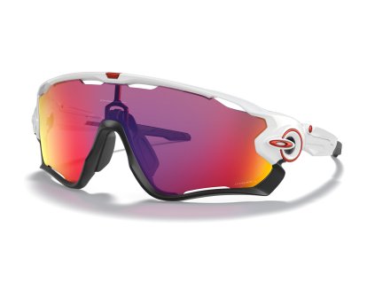 okuliare oakley jawbreaker polished white prizm road 01