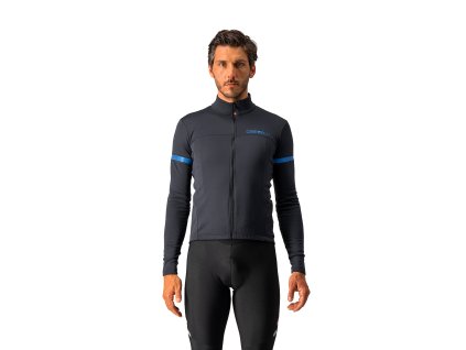 Castelli Fondo 2 LS (Farba CST-Fondo-2-Jersey-FZ-Light-Black/White-Reflex-851, Veľkosť XXL)