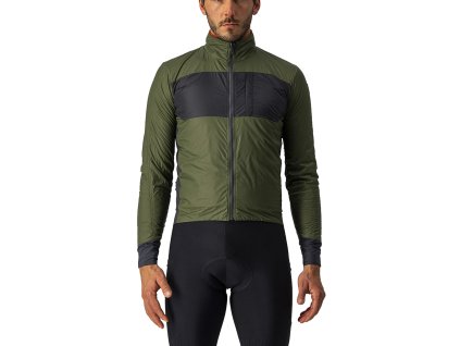 Castelli Unlimited Puffy, Military green  Veľmi ľahká a veľmi teplá Polartec bunda
