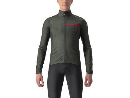 Castelli Squadra Stretch Jacket (Farba CST-Squadra-stretch-jkt-870 strieborná šedá, Veľkosť XXL)