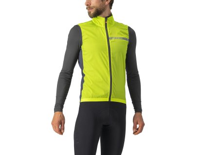 Castelli Squadra Stretch vest (Farba CST-Squadra-Stretch-vest-870 strieborná šedá, Veľkosť XXL)