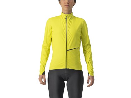 Castelli Go W Jacket (Farba CST-Go-W-Jacket-Brilliant-Yellow/Dark-Gray-790, Veľkosť XS)