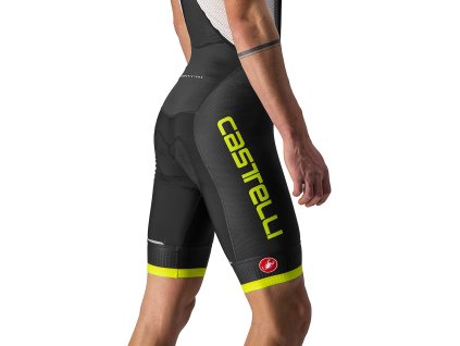 Castelli Competizione KIT Bibshort - Čierna/electric lime (Veľkosť XXL)