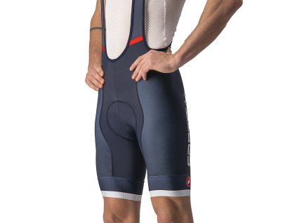 Castelli Competizione KIT Bibshort - Belgická modrá/strieborná/biela (Veľkosť XXL)