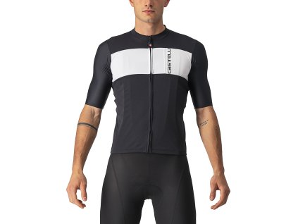 Castelli Prologo 7 SS - CST-Prologo-7-Jersey-085-light-black/silver-gray-ivory (Veľkosť XXL)