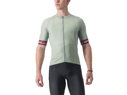 Castelli Entrata VI SS - Defender green/bordová/strieborná (Veľkosť XXL)