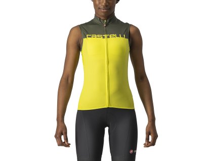 Castelli Velocissima W SLV - Sulphur/vojenská zelená (Veľkosť XS)