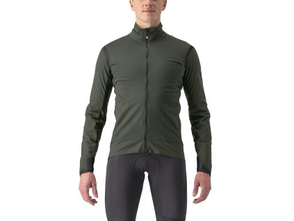 Castelli Alpha Ultimated Insulated Jacket (Farba CST-Alpha-Ultimated-Insulated-Jacket-Savile-Blue/Silver-Reflex-Steel-414, Veľkosť XXL)