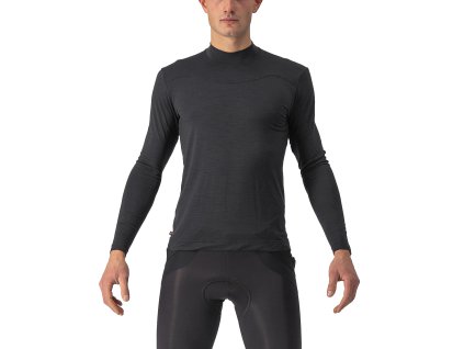 Castelli Bandito Wool LS Baselayer (Farba CST-Bandito-Wool-LS-Baselayer-Black-010, Veľkosť XXL)