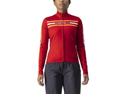 Castelli Unlimited W Thermal Jersey (Farba CST-Unlimited-W-Thermal-Jersey-Birch-Green-977, Veľkosť XS)