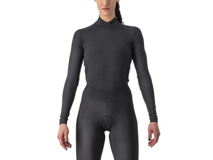 Castelli Bandito Wool W LS Baselayer (Farba CST-Bandito-Wool-W-LS-Baselayer-Black-010, Veľkosť XS)