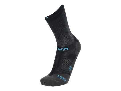 uyn m cycling aero socks 22a uyn s100227 black turquoise 1