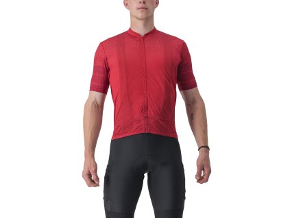 Castelli Unlimited Terra - Tmavá červená (Veľkosť XXL)