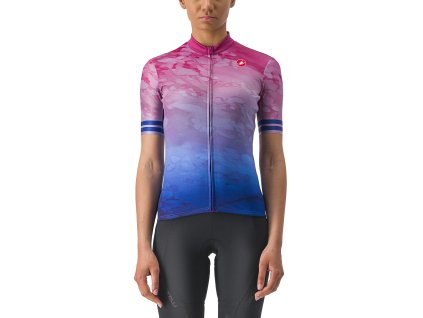 Castelli Marmo - Multicolor/ametyst (Veľkosť XS)