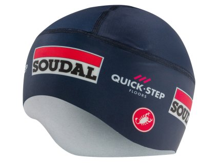 Castelli Pro Thermal skully Soudal Quick-Step  Mierne zateplená čiapka pod prilbu