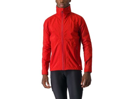 Castelli Trail GT, Pompeian red  Cyklistická bunda s kapucňou