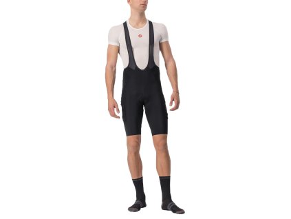 Castelli Unlimited Thermal, Black  Krátke zateplené cyklistické nohavice