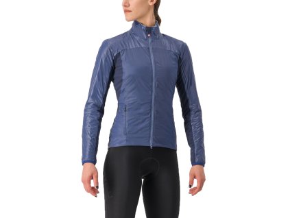 Castelli Unlimited Puffy 2 W, Austin blue/ Sterling blue  Dámska cyklistická bunda z gravel kolekcie