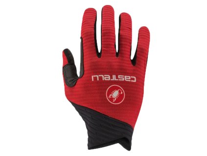 Castelli CW 6.1 Unlimited, Pompeian red  Ľahké dlhoprsté rukavice aj pre cyklokros, MTB alebo gravel