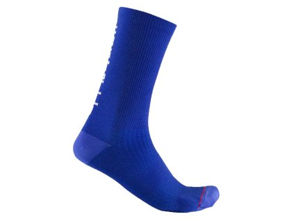 Castelli Bandito Wool 18, Vivid blue  Merino zimné cyklistické ponožky