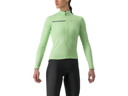 Castelli Sinergia 2 W, Paradise mint/ Rover green  Zateplený  dres do prechodného obdobia