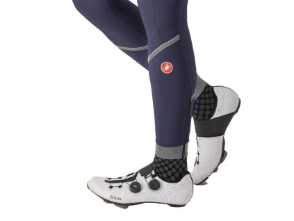 Castelli Velocissima W Thermal Tight, Belgian blue/ Silver reflex  Dámske dlhé zateplené nohavice bez trakov určené do suchých podmienok