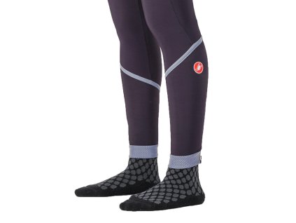 Castelli Velocissima W Thermal Tight, Dark night shade/ Silver reflex  Dámske dlhé zateplené nohavice bez trakov určené do suchých podmienok