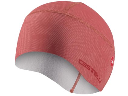 Castelli Pro Thermal W Skully, Mineral red  Zimná dámska čiapka pod prilbu